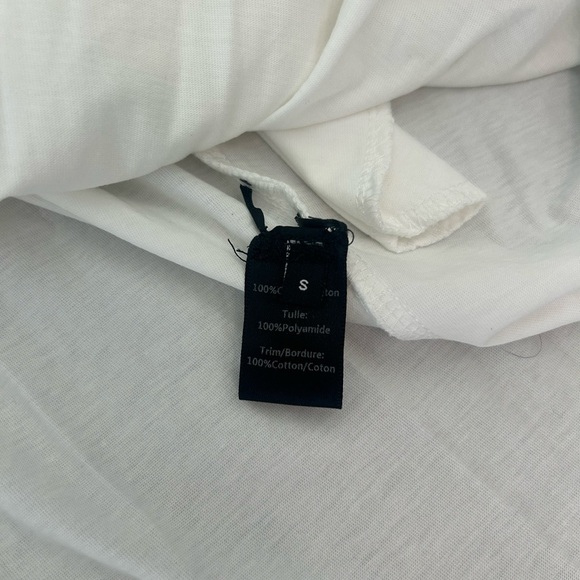 Simone Rocha Asymmetrical Tshirt Dress Tulle Size S - Picture 3 of 6